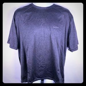 Reebok Mens XL Athletic Shirt Dark Grey Work Out